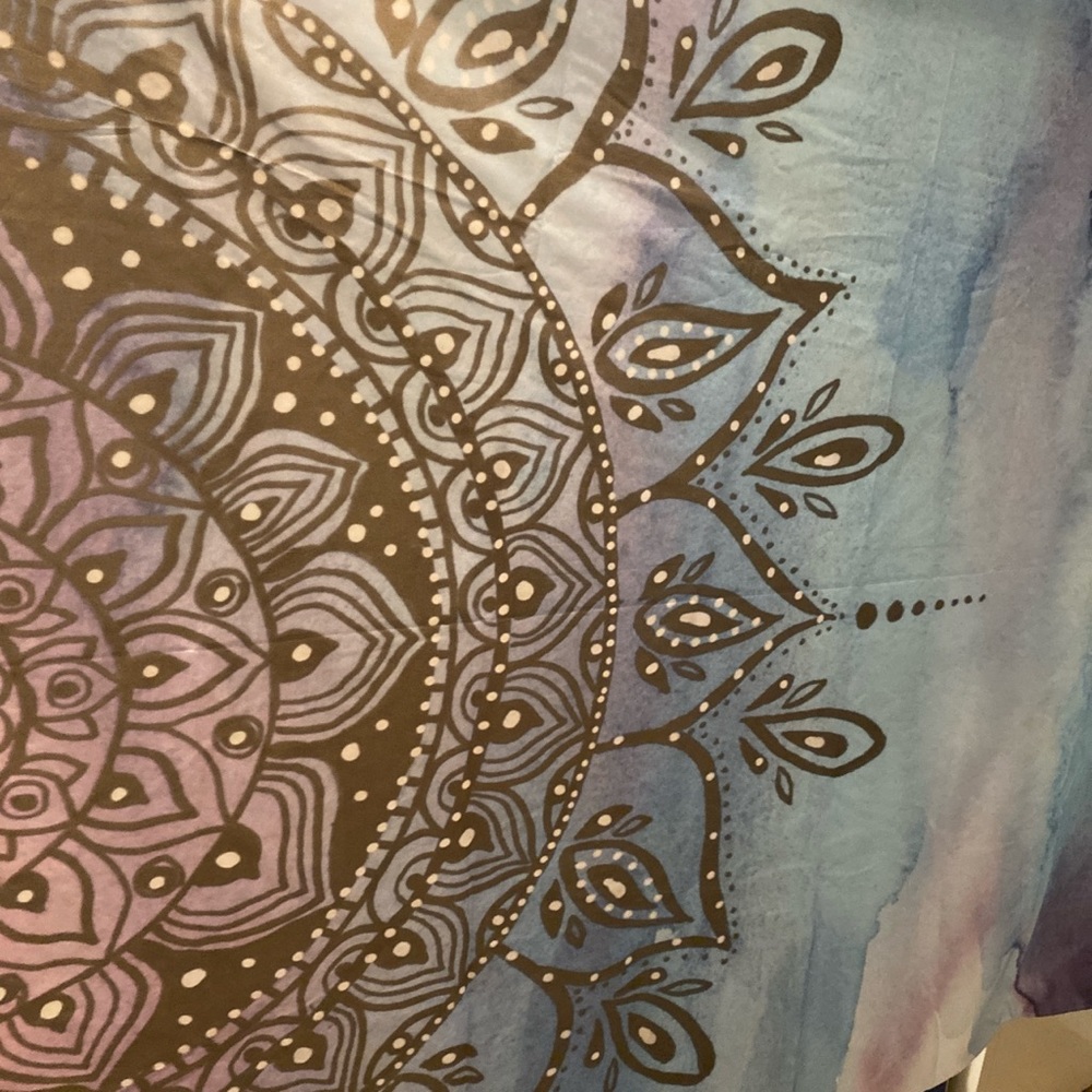 kess watercolored tapestry.